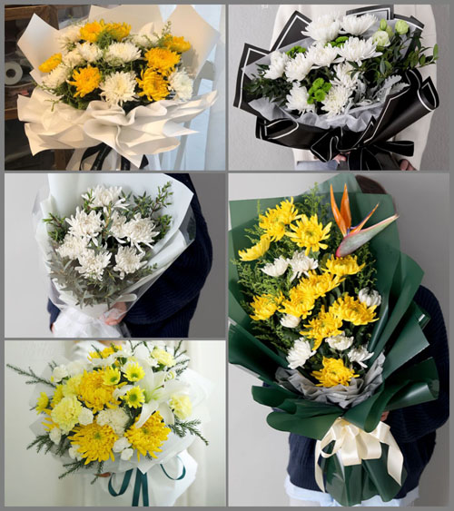 广东揭阳市普宁市流沙东街道秀陇村白事花束代送